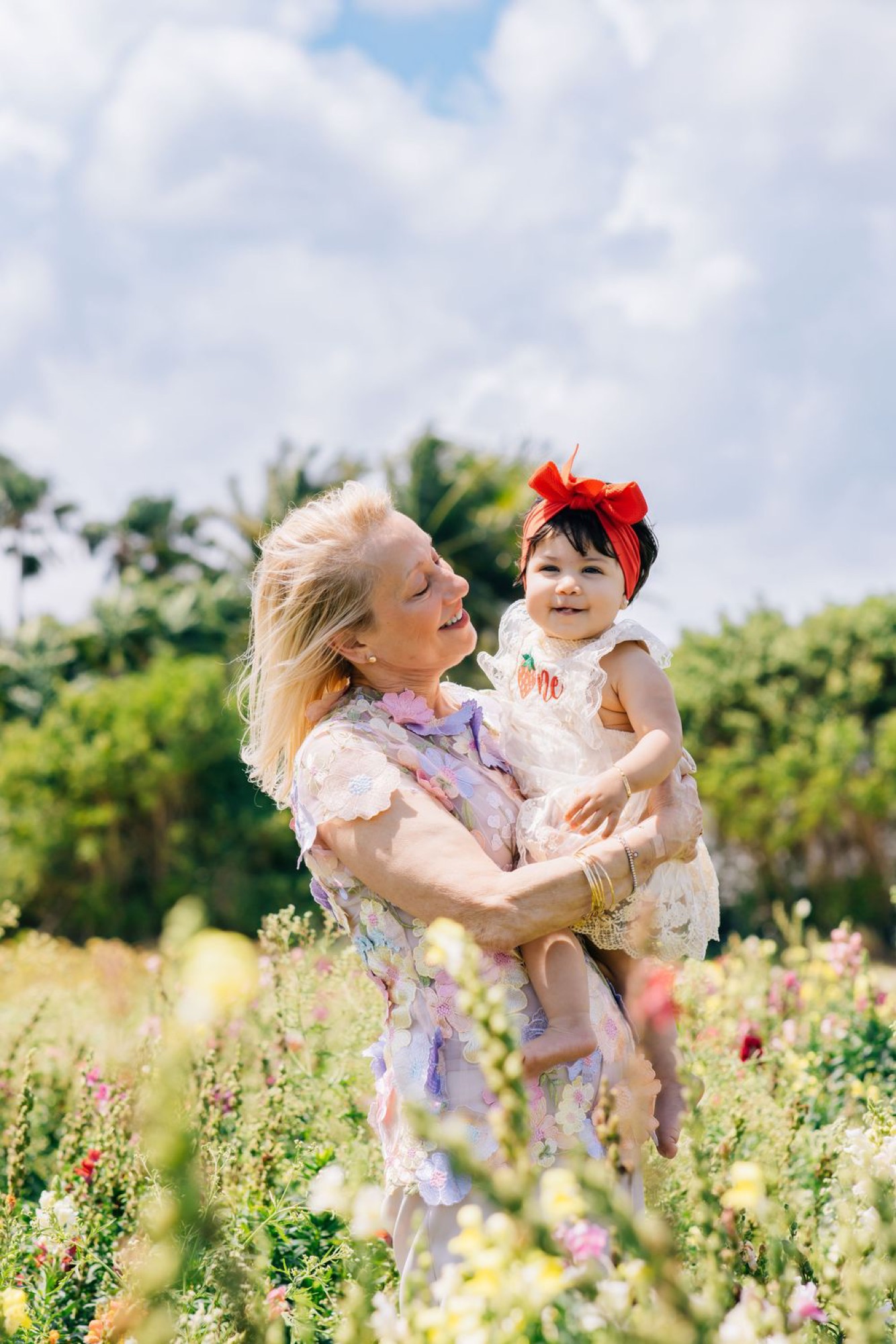 Child running into a parent’s arms