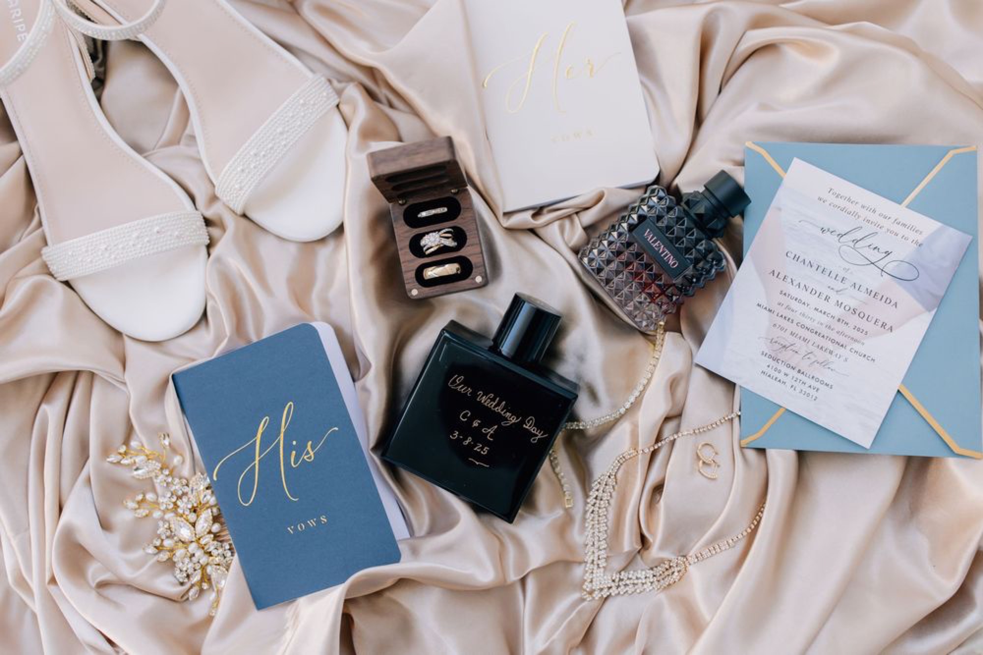 Newly engaged couple photographed in warm evening light